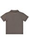 Polo Collar Camisole T-Shirt for 6-9 Years - Brown - 2