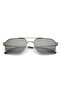 Polarized Sunglasses Gunmetal Frame Green Mirror Lens 58mm - M8032GR3PV - 6