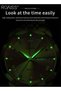 Mens Quartz Watch Stainless Steel Strap Round Gold Dial Rhombic Coated Glass Mirror Waterproof Luminous Analog Wristwatch Gift for Men Gold - 6