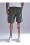 Men's Khaki Linen Shorts – Oversized Comfortable Summer Casual Shorts with Elastic Waist and Drawstrings - 2