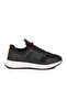 Black-White Breathable Textile Flexible Unisex Sports Shoes g