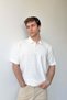 Striped Shirt Collar T-Shirt