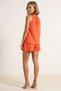 Women's Plus Size Sleeveless Halter Neck Glitter Knitted Mini Beach Blouse Shorts Set Relaxed Fit Casual Modern - 5