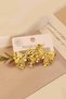 Gold Bow Model Steel Earrings Women's Gold Color Earrings - 5