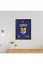 Alayra Alayra NBA Superstar Jersey Golden state Warrior Poster Posters Framed Painting with Black - 2