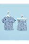 Infant Boys Blue Printed 2 Pieces Pyjama Set - 5