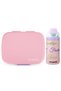 Premium Stainless Steel Lunch Box 710ml w/ Stainless Steel Water Bottle 445ml – Pink