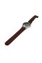 Infinity SD253100 Men’s Analog Watch with Floating Infinity Dial, Brown Silicone Strap, Silver Stainless Steel Case and Quartz Movement - 4