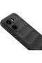 Case Compatible with Xiaomi Poco X8 Pro Tpu Hollowed Back Surface Z-Etnik Flexible Silicone Cover O-Tto Prime Silicone Case for Poco X8 Pro Dark Black - 4