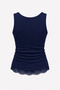 Women's Lace Detailed Cotton Ribbed Athlete Blouse 213 - 3