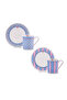 Lura 4 Piece 2 Person Coffee Cup Set Blue 90 ml - 5