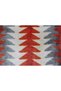 Ethnic Geometric Patterned Decorative Throw Pillow Cover Tile Gray - 3