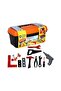 16-Piece Drill and Hand Tools Educational Tutorial Repair Case Toy Set with Bag - 3