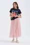 Women's 100% cotton sequin embroidered detail short sleeve t-shirt - 4