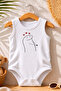 Cinali Printed Baby Bodysuit 100% Cotton Badi