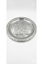 Stainless Steel Laser Patterned Round Presentation Tray (38X38 cm) - 2