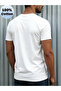 Men 100% Cotton White Round Neck T-Shirt - 2