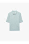Regular Fit Short Sleeve Polo Neck Knitwear Sweater - 5