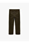 Comfortable Fit Pocketed Cotton-Linen Blend Pleated Summer Wide-Leg Trousers - 4