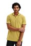 Ar-Ma Men's Polo Collar T-Shirt Unprinted Basic Regular Fit Double Collar Combed Cotton Pique Y31374356702 Mustard - 3