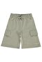 Basic Cargo Pocket Capri for 6-9 Years - Gray