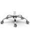 Scaun de birou Benton din piele gri - 5