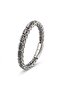 Pipe Cut Hematite and Steel Chain Men's Bracelet 31682B21D2 - 5