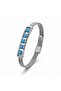 Turquoise Stone and Stainless Steel Men's Bracelet 31682B23D3 - 5
