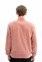 Ar-Ma Men's Polo Collar Sweatshirt Basic Without Print Without Pockets Regular Fit Carbon Brushed Thessaloniki K265646999 - 5