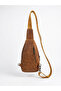 Genuine Leather Men's Crossbody Chest Bag - Multi-Compartment Body Bag Sling Bag - 7