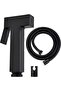 Wall Mounted Handheld Bidet Sprayer – Matte Black, Single Function Jet Spray with 120cm Hose – High Pressure Bidet For Bathroom, Toilet, Pet & Kitchen