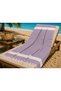 Diamond Peshtemal |   100% Cotton, Natural Fringed |   Beach, Pool, Spa, Hammam, Sports, Travel Towel (Purple - 90X180 cm) - 2