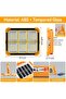 LED Flood Light, 5 Color Modes, Super Bright Outdoor Lighting with Adjustable Stand, IP66 Waterproof, Portable Work & Security Lamp for Garden, Camping, Garage, Emergency - 6