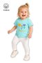 Baby Girl Floral Printed Casual Short Sleeve Summer T-Shirt
