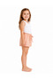Girl's Linen Woven Belted Summer Shorts - 3