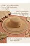 Straw Large Size Wide Protection Women's Sea Hat - 3