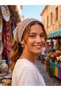Women's 100% Cotton Summer Mesh Knitted Scarf Bandana Hair Accessory