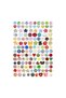 133 Pcs Colorful Shaped Button Planner Sticker Set - Sticker Set Scrapbook Bullet Journal