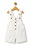 Girl's Summer Knitted Denim Shorts Jumpsuit - 2