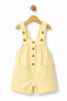 Girl's Summer Knitted Denim Shorts Jumpsuit - 2