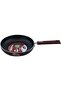 Aluminium Fry Pan with Lid, 24cm Maroon - 4