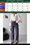 Women's Spanish Style Trendy Smoked Jeans - 2