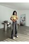 Polka Dot Palazzo Jean - Smoked - 3