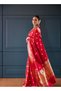 Celebrity Inspired Banarasi Semi Katan Silk Saree with Chand Tara Zari Work & Rich Pallu | Wedding & Reception Saree for Women | UAE