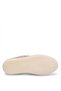 Elit Zyn4225 Women's Genuine Leather Stoned Casual Shoes Beige - 5