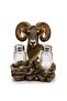 Decorative Figured Salt and Pepper Shaker Set – Polyester Spice Container & Kitchen Accessory - 2
