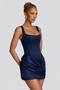 Special Design Satin Mini Dress - 3