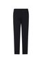 Straight Seersucker Half Elastic Men's Semi-Elastic Straight-Leg Pants Black - 7