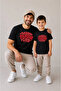 Father Son Combination Sold as a Single Item 100% Cotton Oversize T-Shirt Father's Day Gift