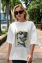 For the Love of Dogs 54 Front Dog Print White Oversize T-Shirt 100% Cotton Unisex Dog Lover Premium Design - 5